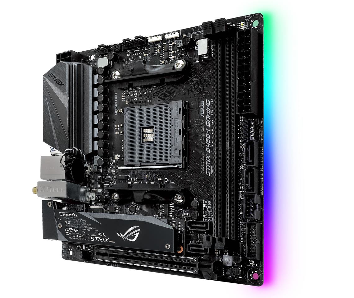 Asus ROG Strix B450I Gaming AMD AM4 B450 Chipset MiniITX Motherboard